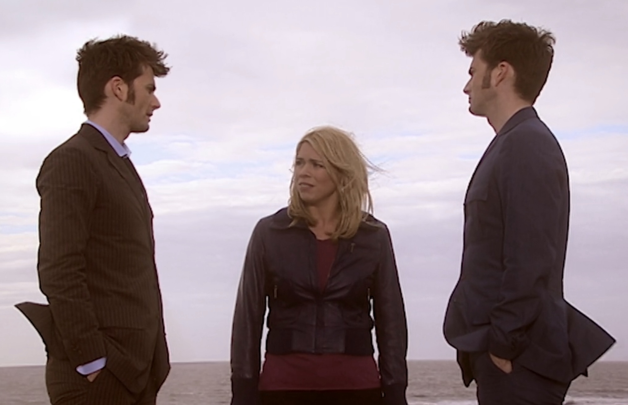David Tennant as The Doctor and Billie Piper as Rose — 'Doctor Who'
