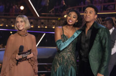 Julianne Hough, Chandler Kinney, and Brandon Armstrong in the 'Dancing With the Stars' Season 33 semi-finals
