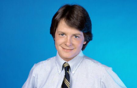 Michael J. Fox as Alex Keaton of 'Family Ties'