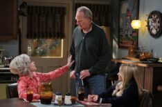 Annie Potts, Craig T. Nelson, and Emily Osment in 'Georgie & Mandy's First Marriage'