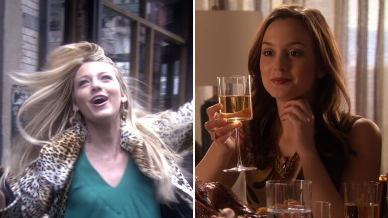 Blake Lively and Leighton Meester in 'Gossip Girl' Thanksgiving episodes
