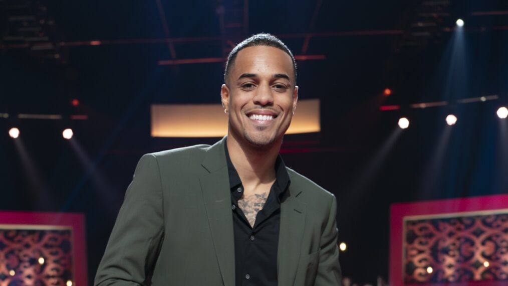 Grant Ellis at 'The Golden Bachelorette' finale taping