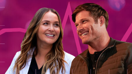 Camilla Luddington and Chris Carmack as Jo and Link on 'Grey's Anatomy'