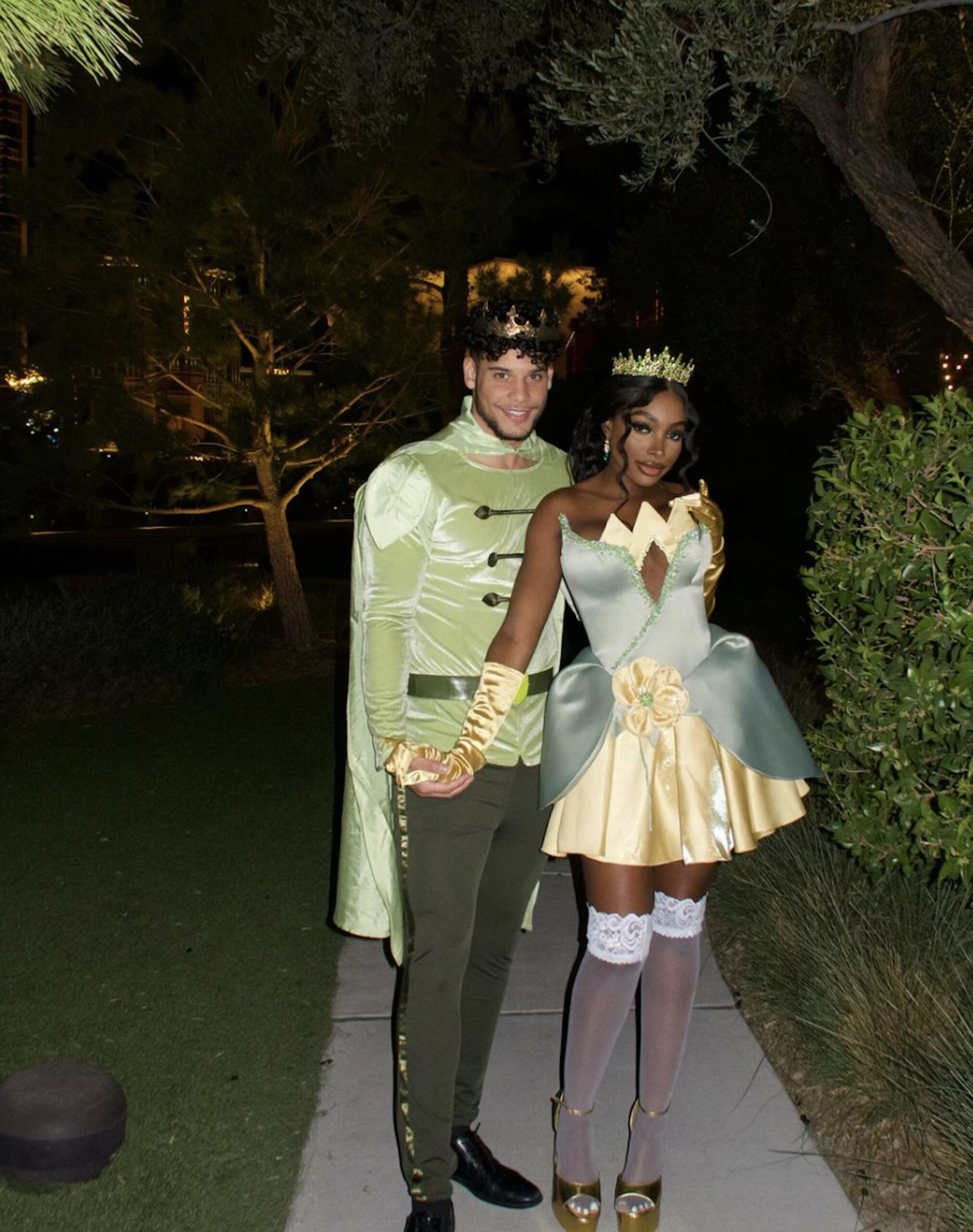 JaNa Craig and Kenny Rodriguez on Halloween