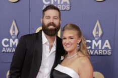Jordan Davis and Kristen Davis attend The 58th Annual CMA Awards at Music City Center on November 20, 2024 in Nashville, Tennessee.