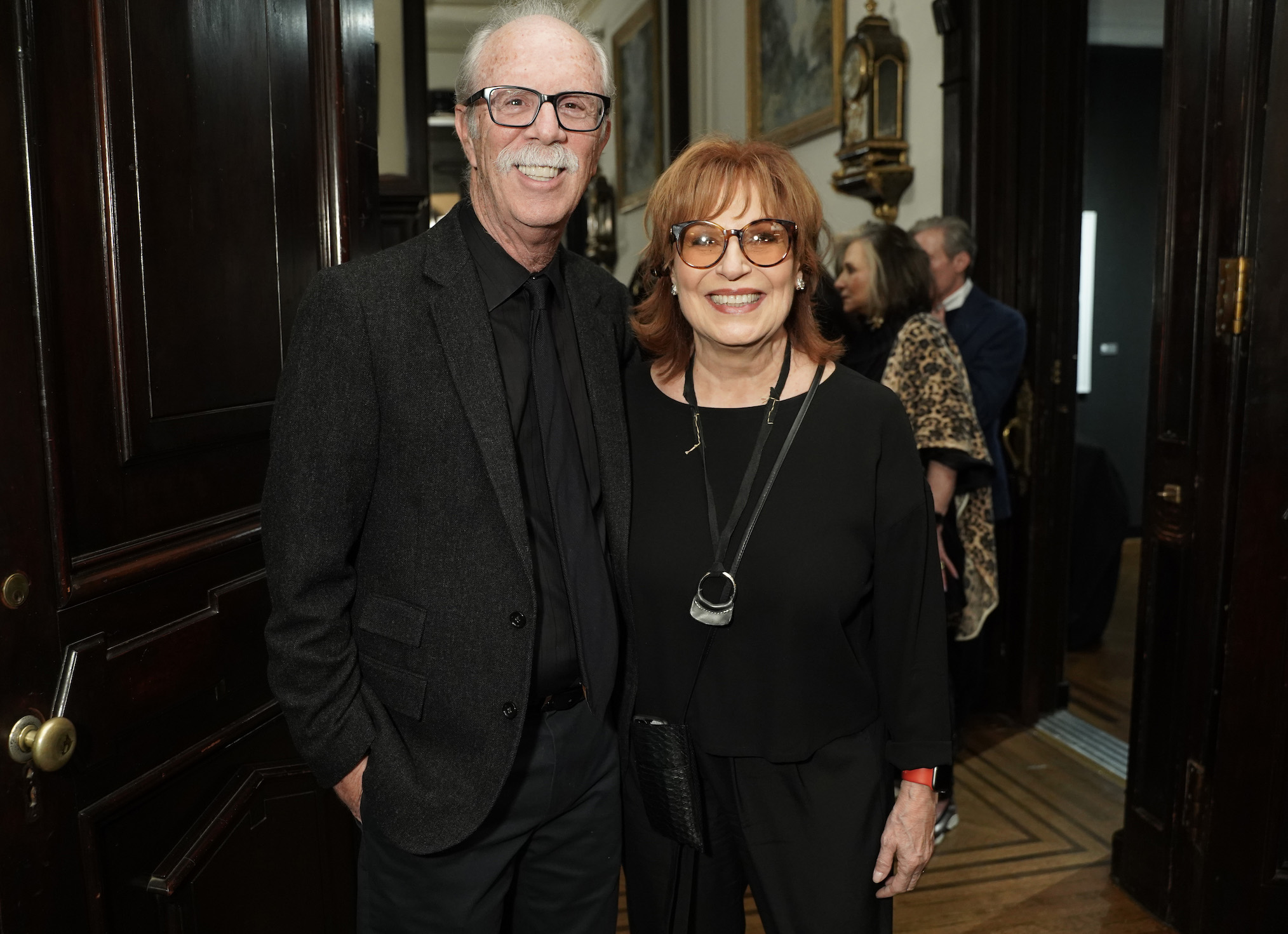 Steve Janowitz and Joy Behar attend Joseph Fioretti exhibition at The National Arts Club on October 05, 2019 in New York City.
