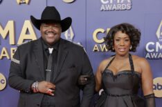Michael Trotter Jr. and Tanya Trotter of The War And Treaty attend The 58th Annual CMA Awards at Music City Center on November 20, 2024 in Nashville, Tennessee.