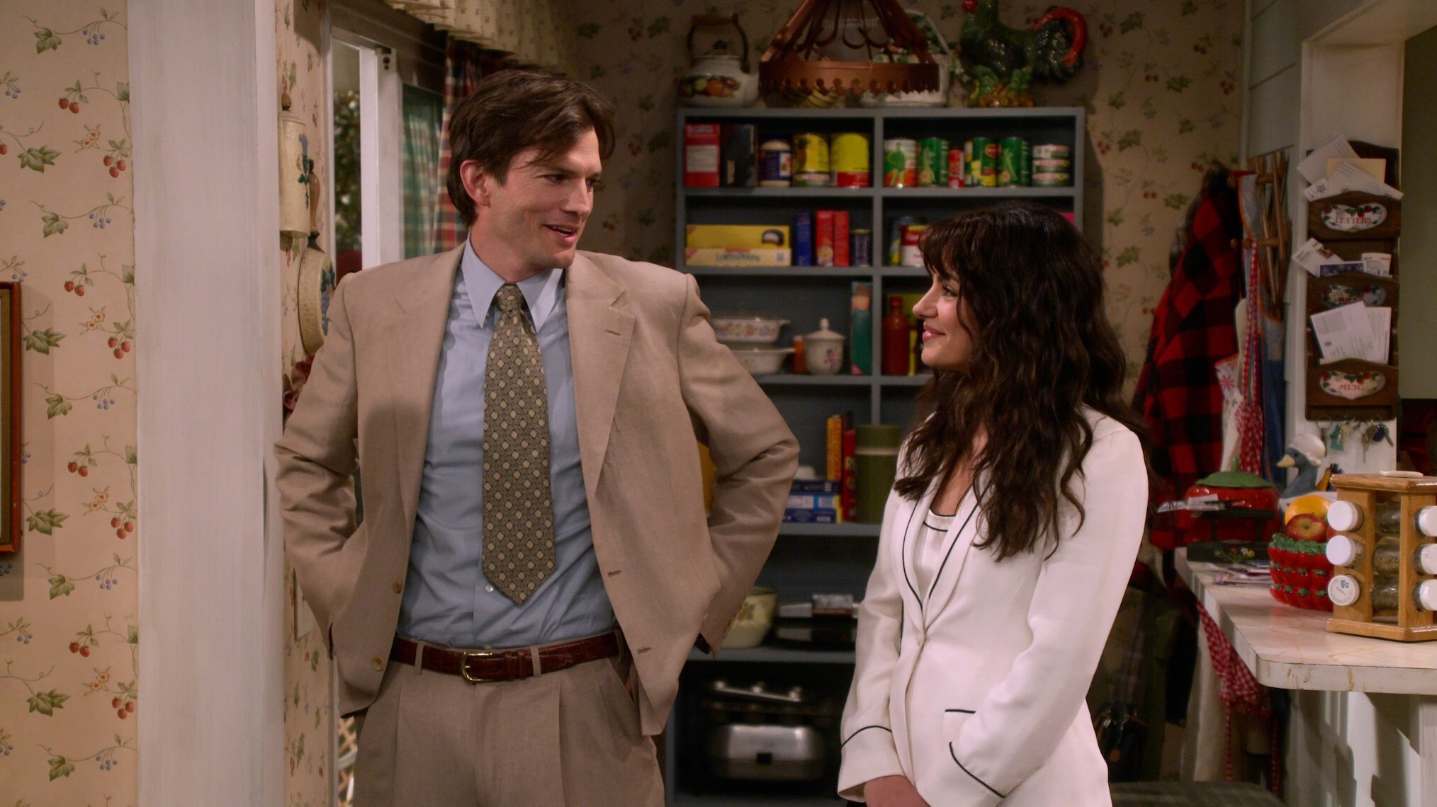 Ashton Kutcher and Mila Kunis in 'That '90s Show.'