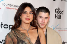 Priyanka Chopra and Nick Jonas attend the Los Angeles Premiere of 'The Good Half' at Saban Theatre on August 13, 2024 in Beverly Hills, California.