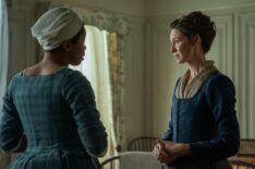 Gloria Obianyo and Caitriona Balfe in 'Outlander' Season 7