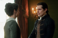 Caitriona Balfe and David Berry in 'Outlander' Season 7