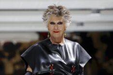 Prue Leith at London Fashion Week