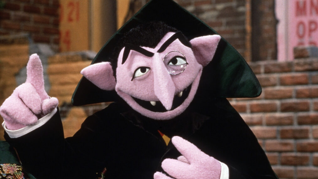 Count von Count on 'Sesame Street'
