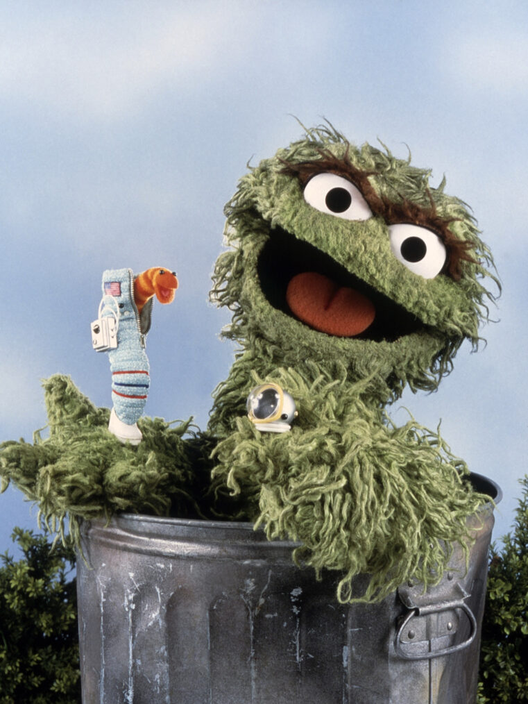 Oscar the Grouch on 'Sesame Street'