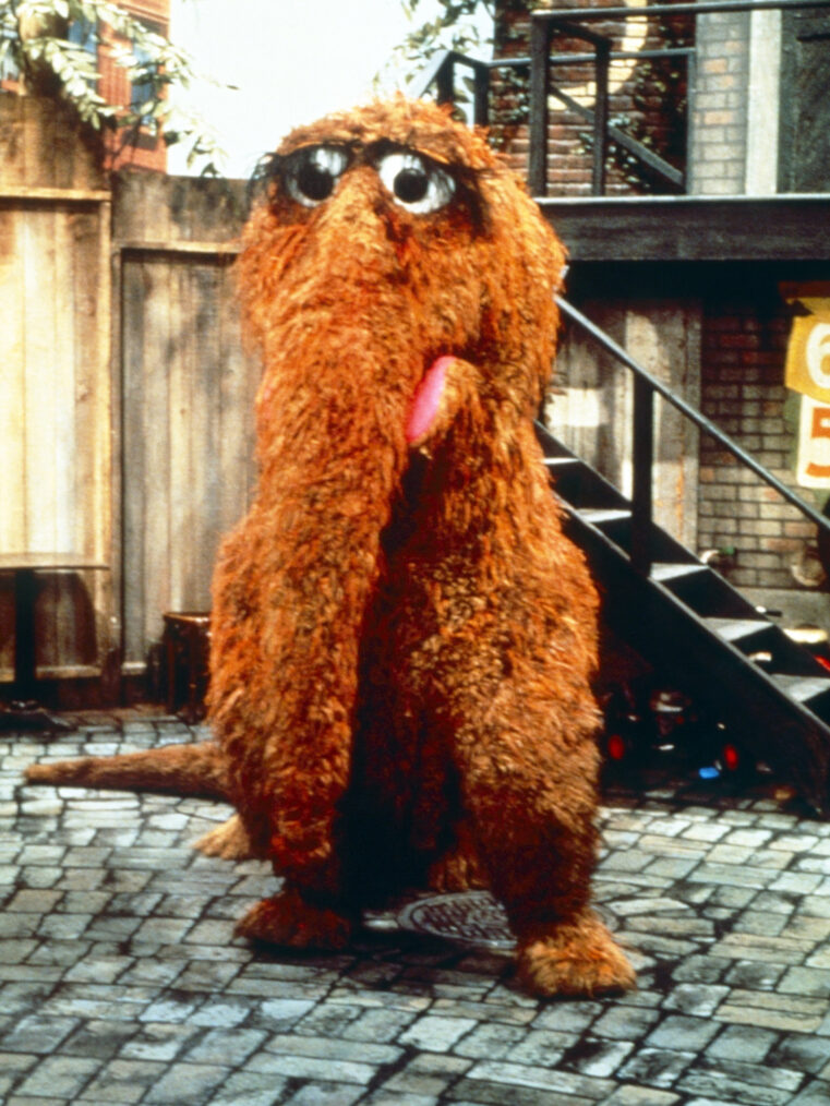 Snuffleupagus on 'Sesame Street'