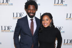 Sheinelle Jones and Uche Ojeh attend the NAACP LDF 33rd National Equal Justice Awards Dinner at Cipriani 42nd Street on November 07, 2019 in New York City.