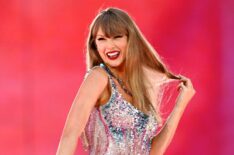 Taylor Swift performs on stage during the 'Taylor Swift | The Eras Tour' at Wembley Stadium on August 15, 2024 in London, England.