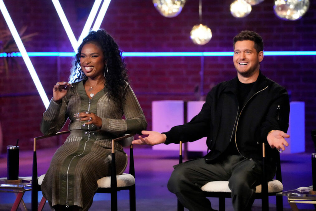 Jennifer Hudson, Michael Bublé in 'The Voice' Season 26 Episode 13