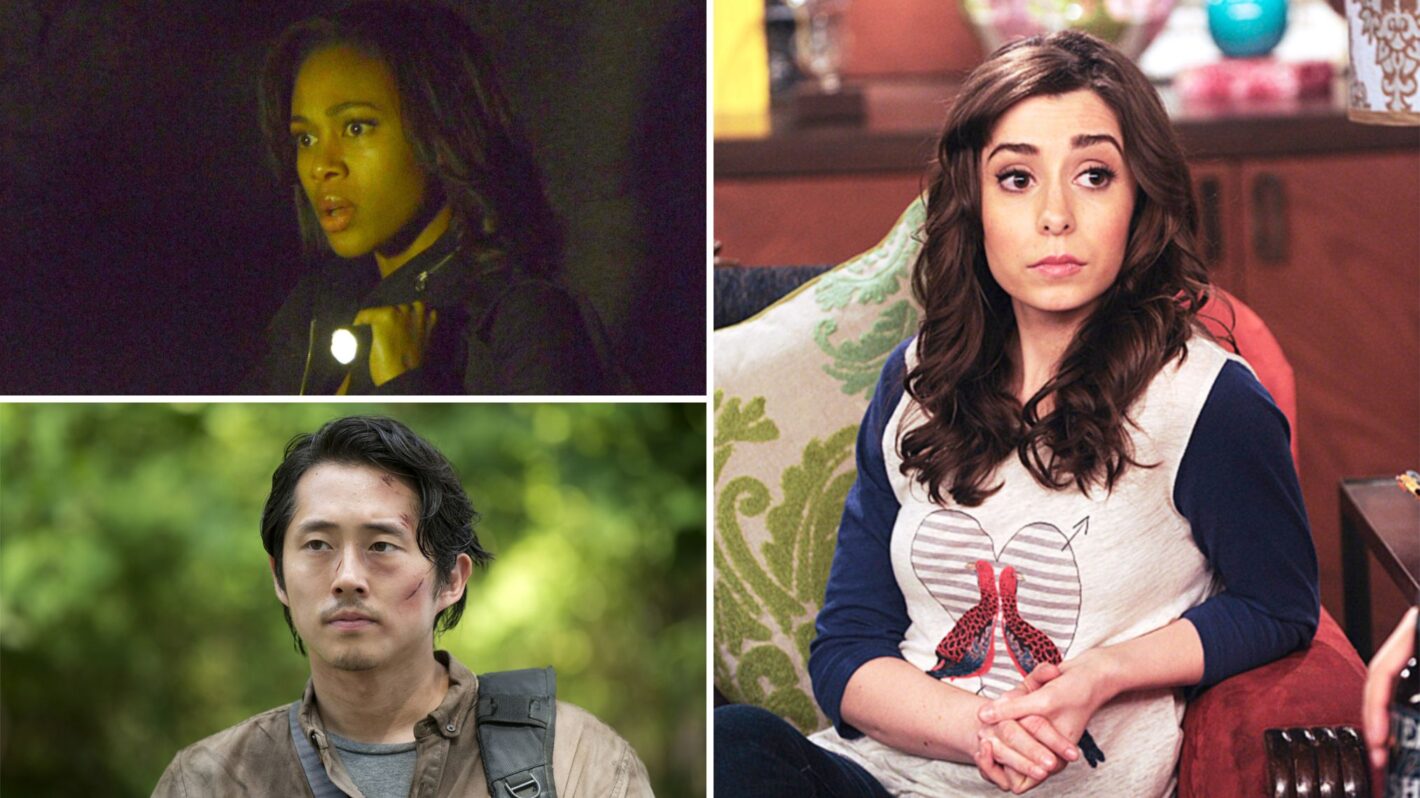 Nicole Beharie as Abbie Mills on 'Sleepy Hollow,' Steven Yeun as Glenn Rhee on 'The Walking Dead,' and Cristin Milioti on Tracy McConnell on 'How I Met Your Mother'