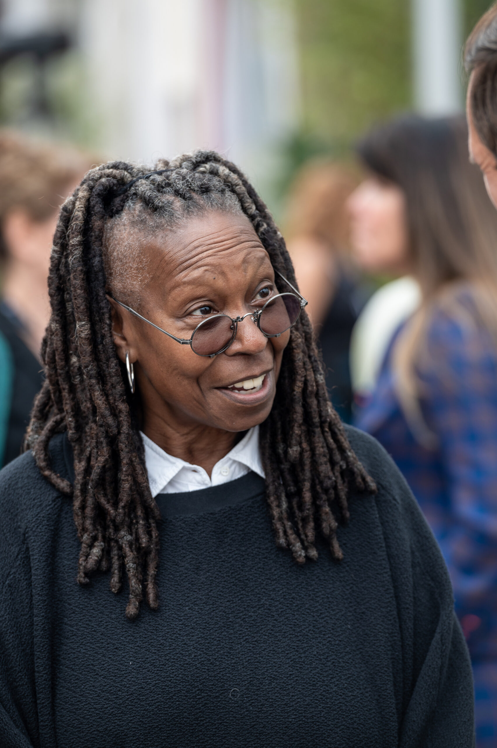 Whoopi Goldberg arrives for day 1 of Tribeca Festival Lisboa on October 18, 2024 in Lisbon, Portugal.