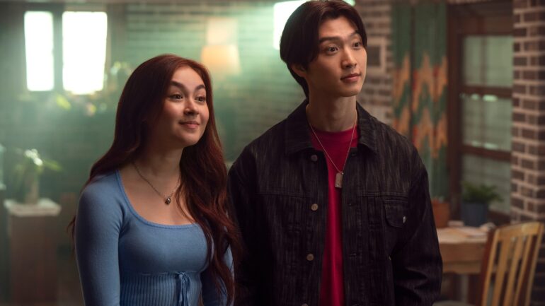 Anna Cathcart and Sang Heon Lee in 'XO, Kitty' Season 2