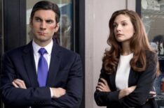 Wes Bentley as Jamie and Katherine Cunningham as Christine in 'Yellowstone'