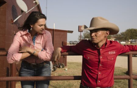 Kathryn Kelly and Jefferson White as Emily and Jimmy in 'Yellowstone' Season 4 Episode 8