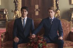Taylor Zakhar Perez and Nicholas Galitzine in 'Red, White & Royal Blue'