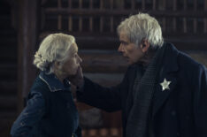 Helen Mirren as Cara Dutton and Harrison Ford as Jacob Dutton in '1923' Season 2 Episode 1