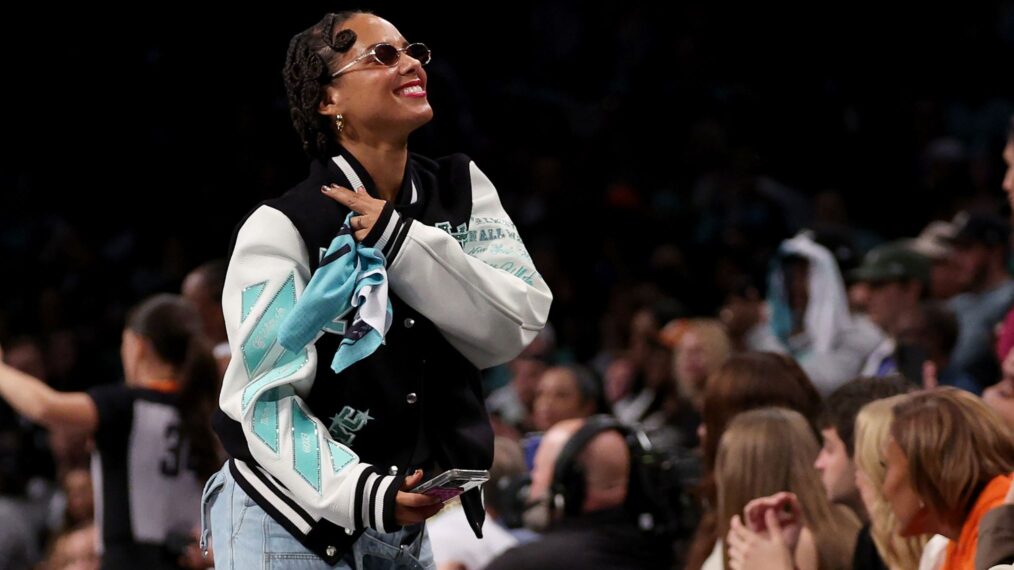 Alicia Keys at Las Vegas Aces v New York Liberty - Game Two