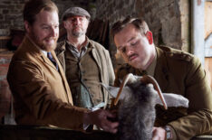 Siegfried Farnon (Samuel West) and Tristan Farnon (Callum Woodhouse) in All Creatures Great and Small - Season 5
