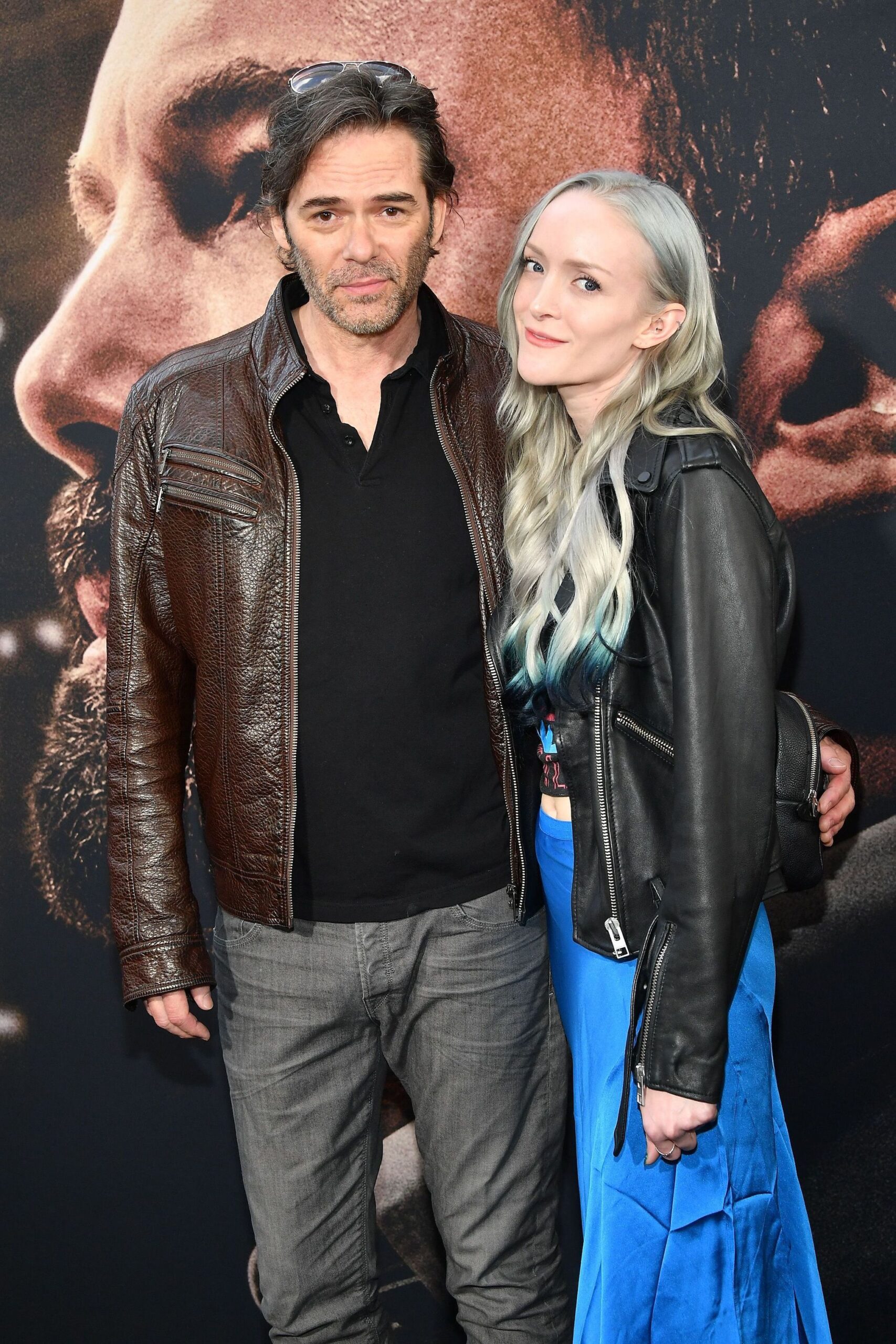 Billy Burke (L) and Cheyenne Carson attends the premiere of Warner Bros Pictures' 