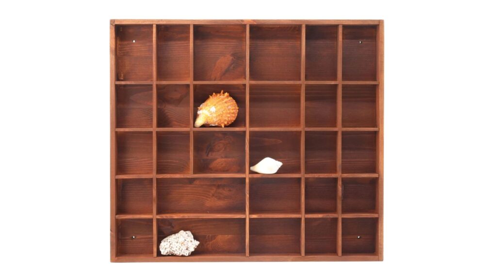 Brown Wooden Display