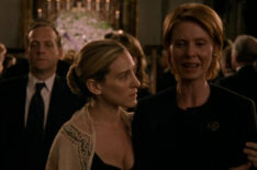 Sarah Jessica Parker as Carrie Bradshaw and Cynthia Nixon as Miranda in 'Sex and the City.'
