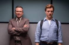 Christian Slater and Patrick Gibson in Dexter: Original Sin