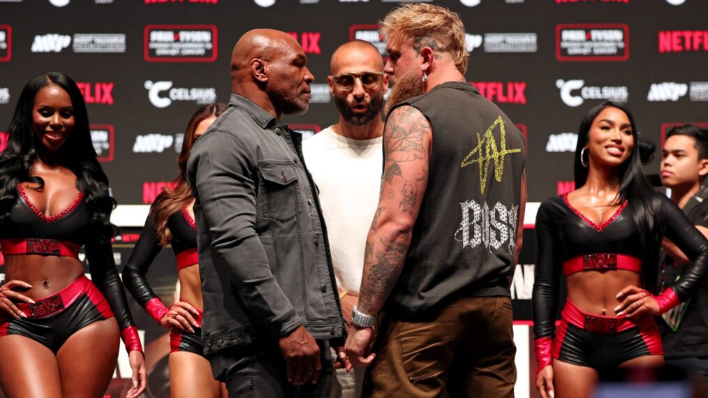 Press Conference For LIVE On Netflix: Jake Paul Vs. Mike Tyson