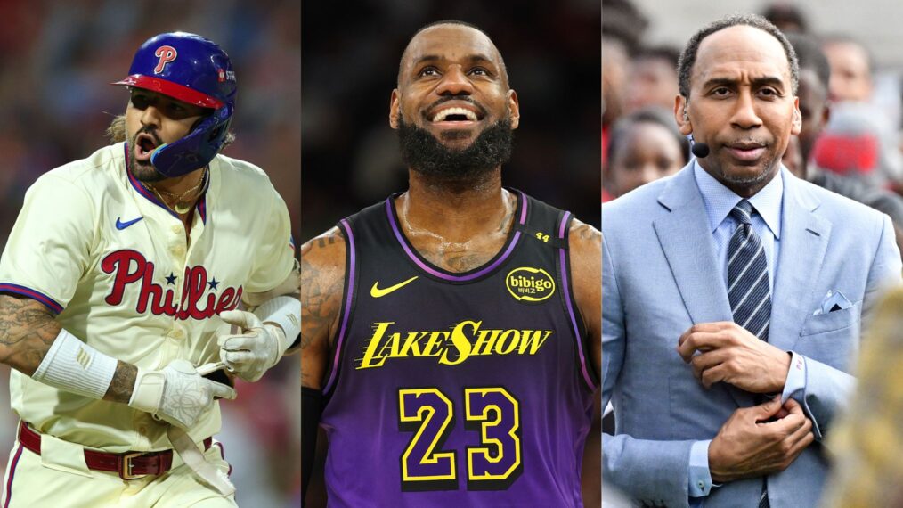 Nick Castellanos, LeBron James and Stephen A. Smith