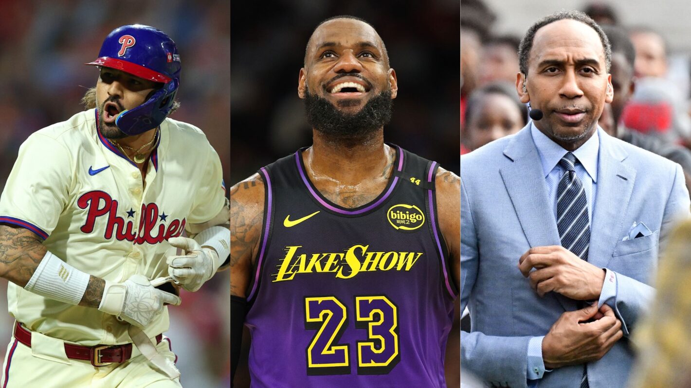 Nick Castellanos, LeBron James and Stephen A. Smith