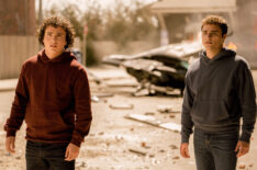 Alexander Garfin as Jordan Kent and Michael Bishop as Jonathan Kent in Superman and Lois - 'It Went by So Fast'