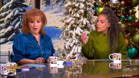 Joy Behar and Sunny Hostin on The View