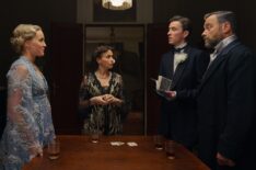 Clara (Luise von Finckh), Leah (Charlene McKenna), Max (Matthew Beard) and Oskar (Juergen Maurer) in Vienna Blood - Season 4