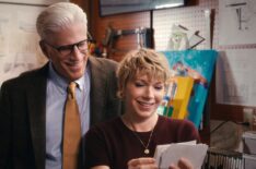 Ted Danson and Mary Elizabeth Ellis in 'A Man on the Inside' Season 1