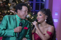 Smokey Robinson and Halle Bailey in NBC's 'A Motown Christmas'