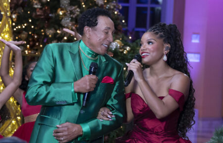 Smokey Robinson and Halle Bailey in NBC's 'A Motown Christmas'