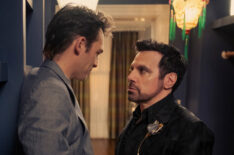 Sebastiano Pigazzi as Giuseppe and Mario Cantone as Anthony Marentino in 'And Just Like That…'