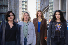 Sarah Greene, Eva Birthistle, Sharon Horgan and Eve Hewson in 'Bad Sisters' Season 2