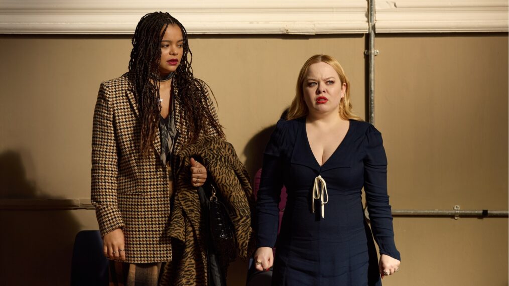 Lydia West and Nicola Coughlan in 'Big Mood' Season 1