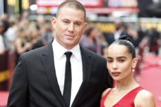 Channing Tatum and director, writer and producer Zoë Kravitz attend the European premiere of 'Blink Twice' at Odeon Luxe Leicester Square on August 19, 2024 in London, England.