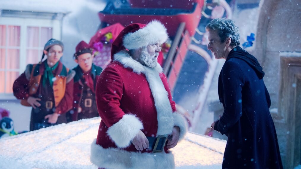 Nick Frost, Peter Capaldi — 'Doctor Who' Christmas Special 