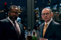 Wendell Pierce as Captain Wagner and Michael Emerson as Judge Milton Crawford in 'Elsbeth' Season 2 Episode 8 - 'Toil and Trouble'